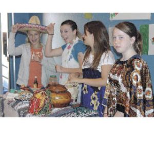 Sixth-grade Carbonado students Brittany Pollard