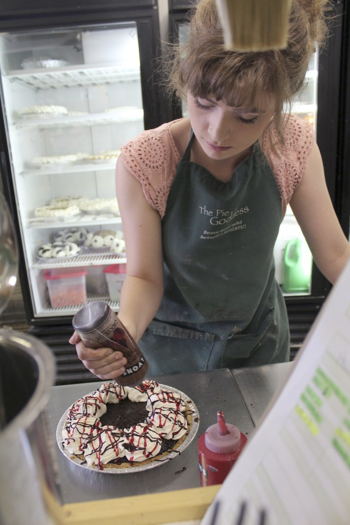 Anna Harris worked 50 hours a week at the Pie Goddess