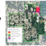 A possible alternative plan for the Lake Tapps center development.