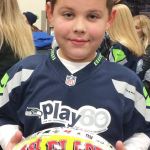 Quin Nearhood was the top competitor at both the local and sectional level, then finished No. 1 in his age group at the Team Championship round, hosted by the Seattle Seahawks. Submitted photo.