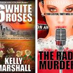 Kelly Marshall&rsquo;s first two murder mystery books. The third is expected to be released in the next couple months. Image courtesy of Amazon Books.