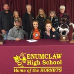 Stephanie Helsen signs on with Oklahoma University for her equestrian skills. Courtesy photo.