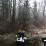 Sunday morning crash near Enumclaw