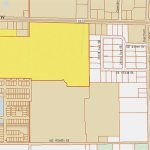 The new developments, in yellow, lie east of Watson Street, south of SR 410, west of the Expo Center and north of S.E. 456th St, also known as Warner Ave. Image courtesy of the King County Assessor&rsquo;s Parcel Viewer.