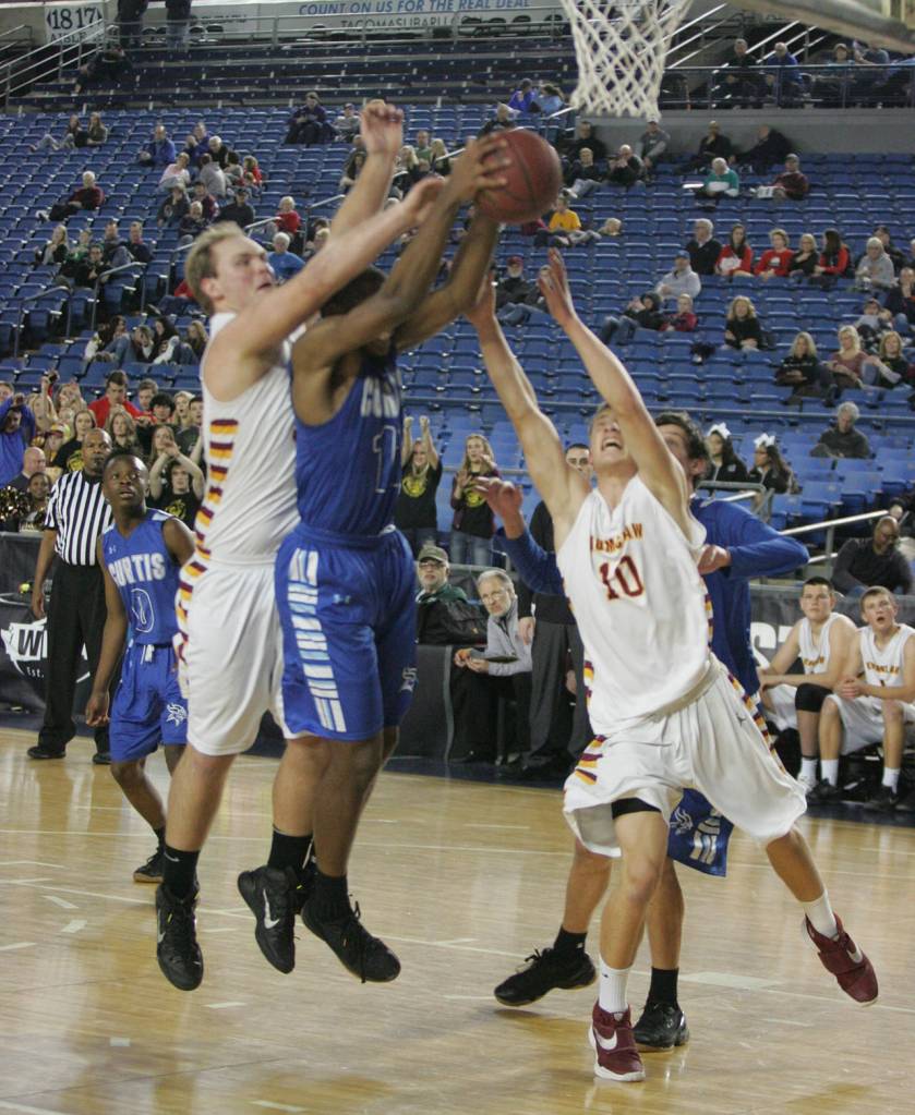Enumclaw boys play three games at 4A state basketball champship | Photo Gallery