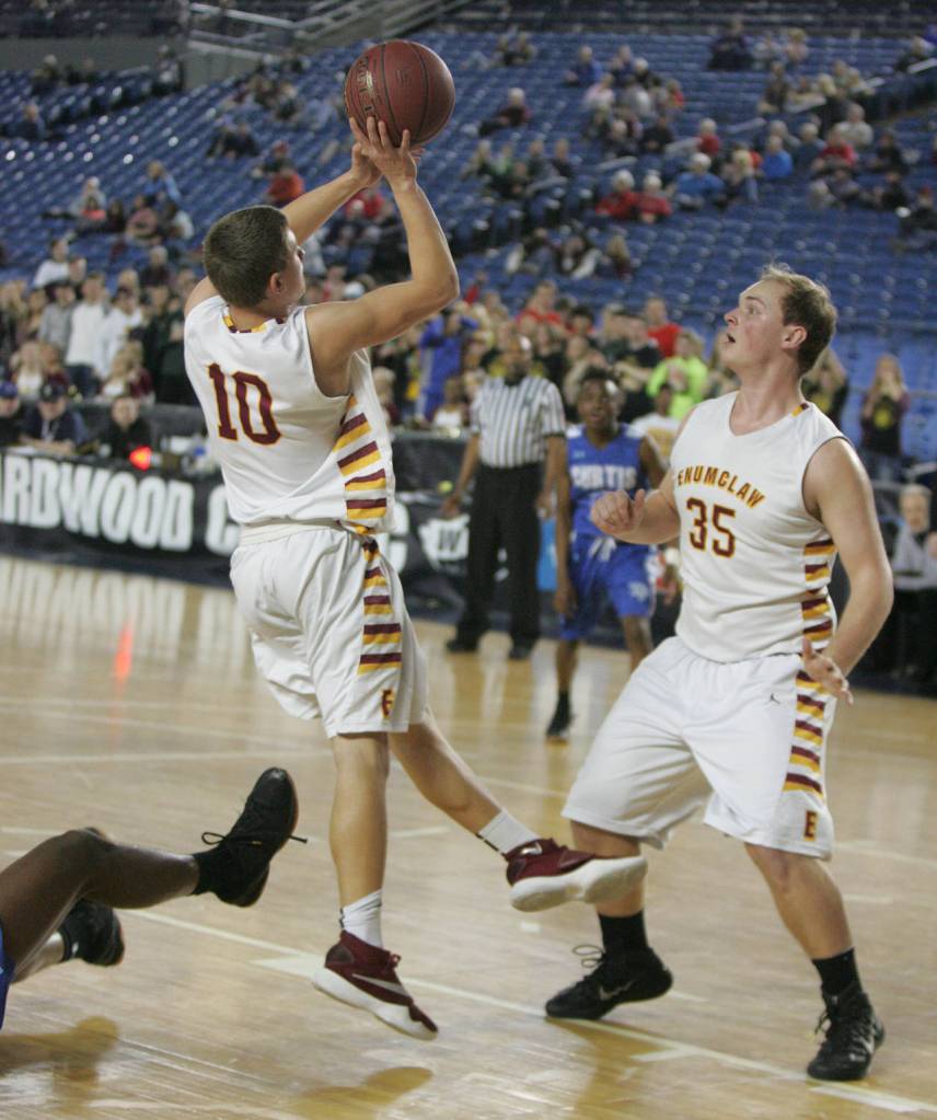 Enumclaw boys play three games at 4A state basketball champship | Photo Gallery