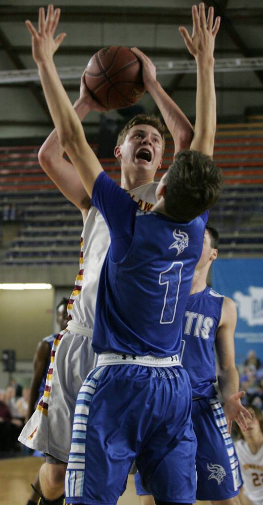 Enumclaw boys play three games at 4A state basketball champship | Photo Gallery