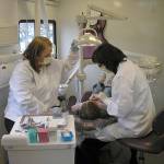 The Foundation&rsquo;s mobile Dental Van (above) and the Senior Hot Meal program (below) are two more services provided by the local non-profit. Courtesy photos.
