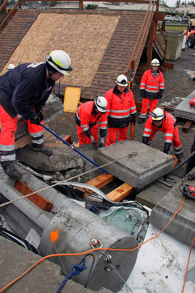 The Technical Rescue Team is one of four special operations teams at East Pierce Fire and Rescue. The others include the Wildland Team, HazMat Team and Water Rescue Team. Photo courtesy of East Pierce Fire and Rescue.