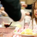 The Foundation&rsquo;s &ldquo;Full Bellies&rdquo; program serves a hot meal every Thursday (except the last of the month) at Calvary Presbyterian. Courtesy photo