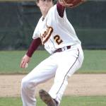 Garrett Bond delivers for White River during a league game last spring. Photo by Kevin Hanson