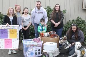 Wilkeson students rally for canine rescue group