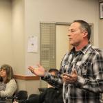 Mike Gregg, a Sumner School District alum, was unhappy that the district may change its historical name. Photo by Bailey Jo Josie.