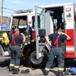 East Pierce firefighters drop whatever they were doing at last year&rsquo;s spring open house for a fire call. File image by Ray Still.