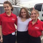 Enumclaw FCCLA members Gina Tarling, Liberty Southworth and Kelsey Webb. Contributed photo.