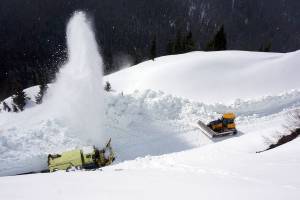 Later than planned, Chinook Pass opens
