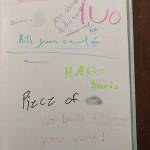 The yearbook of a seventh-grade Glacier Middle School student told his mother he was going to kill himself after his yearbook was filled with obscenities. Image courtesy of Shannon.