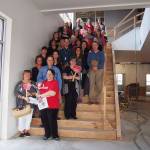 Black Diamond Elementary staff recently toured the new school in their city, which still has some touching up to do before it opens to students in the fall. Submitted photo