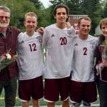 The Blanchard family in Montesanto, Washington, with Riccardo from Italy, Nicolai from Denmark and their son Eric. Photo courtesy of ASSE