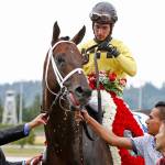 Gold Rush Dancer wins the Longacres Mile