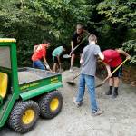 Enumclaw cross country team does trail work at Nolte State Park