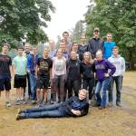 Enumclaw cross country team does trail work at Nolte State Park