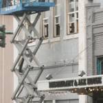 The Enumclaw National Bank building, now nearly 100 years old, is bring restored, thanks to money from 4Culture. Photo by Kevin Hanson