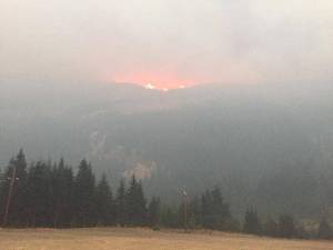 Norse Peak fire causes evacuation of Crystal Mountain Resort.                                Courtesy photo