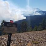 Weekend weather helped fight pair of mountain fires