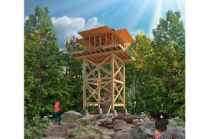 Nonprofit promotes lookout tower atop Mount Peak