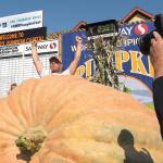Holland squashes the competition, grows second-ever largest pumpkin