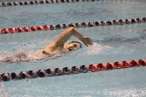 Sumners Mikaela Miele swam in the 4A state meet, nabbing fourth in the 500-yard freestyle event and sixth in the 200 free. Photo by Ray Still