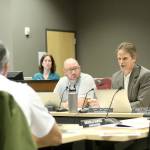 The Bonney Lake council spend the Nov. 21 workshop discussing budget amendments and being updated on the citys internal audit of its water utility. Photo by Ray Still