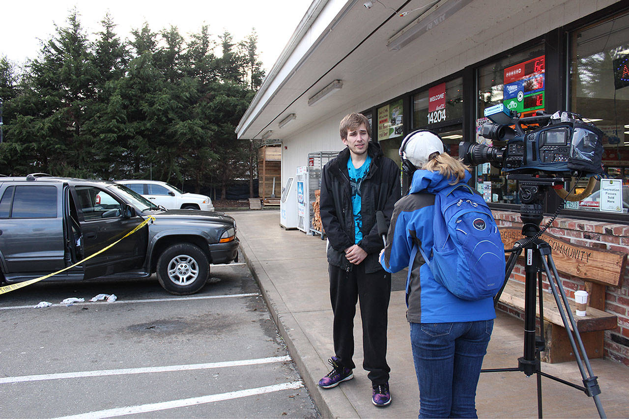After a family fight that ended in gunfire, Cory Prime and his father drove Joseph Prime to the Burnett Store in order to get help. Photo by Ray Still