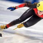 Corinne Stoddard has an impressive list of wins and accomplishments already under her belt, including recently taking the 2017/2018 USA Junior Ladies Overall National Champion title for placing first in the 1,000, 1,500 and 3,000 meter long track speedskating events. For inline skating, she took the 2017 Outdoor and Indoor National Championships. Photo by Thomas Di Nardo.