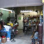 This is Bonney Lakes current welders shop. Because it doesnt come have ventilation, any welding has to be done with the door open. Photo by Ray Still