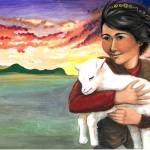 While Glory Cancros book will be available in English, it was also be translated to Khazakh (қазақ тілінде, or qazaq tilinde) which belongs to a specific branch of Turkic languages. Illustration by Glory Cancro.