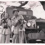 The Greater Bonney Lake Historical Society used to run the Milotte Film Festival, showing the work Alfred and Elma Milotte did with Walt Disney. The festival began in 2012 but stopped just two years ago due to the lack of venue. In this photo here, the Milottes can be seen filming their 1955 documentary, The African Lion. Submitted photo