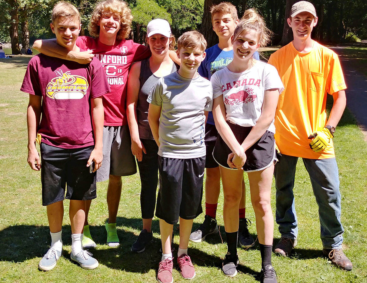 In step with helping out