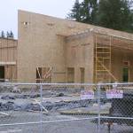 A new Emerald Hills Elementary School is under construction adjacent to the existing school near Lake Tapps. Students are occupying the current building while their new home comes to life.
