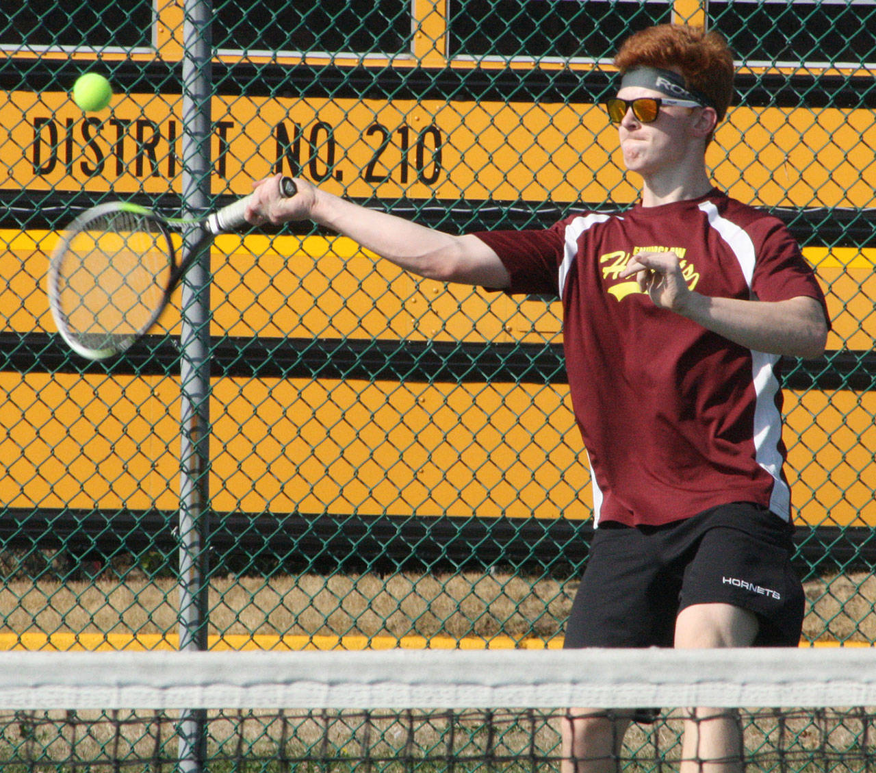 Kyle Dunning helped his team to victory against Todd Beamer. Photo by Kevin Hanson