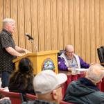 Joseph Sewell talked to the Buckley City Council on Oct. 9 about his potential marijuana processing business and wine and beer setup right off SR 410. Photo by Ray Miller-Still