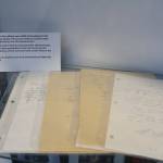 Located right outside the historical societys room, a glass display case shows off a few artifacts from the Alfred and Elma Milotte collection, including thank-you letters the Milottes received from fans of their Walt Disney nature movies. Photo by Ray Miller-Still