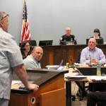 Former council member Mark Hamilton warned the Bonney Lake City Council that the city may lose many valuable artifacts if they dont aid the Bonney Lake Historical Society. Photo by Ray Miller-Still