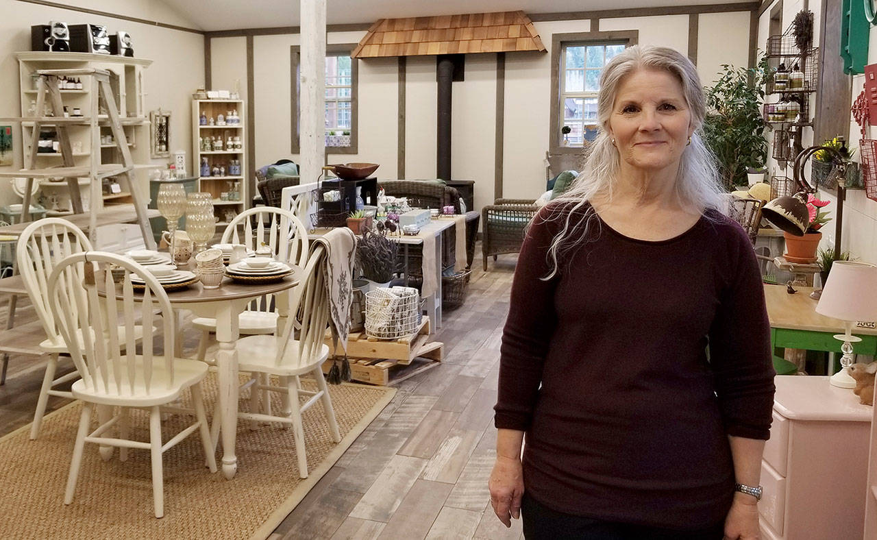 Jeannette Belmont operates Living in Lavender Home from a remodeled barn on the familys rural Enumclaw property.