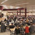 The Enumclaw High auditorium was filled with community members of all stripes to learn more about mental health and suicide prevention last November. Photo by Ray Miller-Still