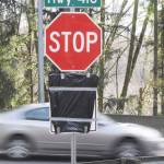 Origianlly, the right-turn restriction from 241st Avenue onto state Route 410 was to go into effect Fed. 4. WSDOT just reversed the decision, meaning nothing is changing. Photo by Kevin Hanson