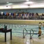 A new task force may recommend the Sumner High School pool to stay on campus after reviewing the entire $75 million high school renovation project. Photo by Kevin Hanson