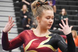 White River leads local contingent at state gymnastics