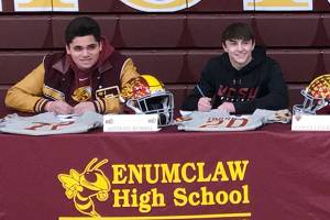 Prep athletes accept offers with collegiate programs